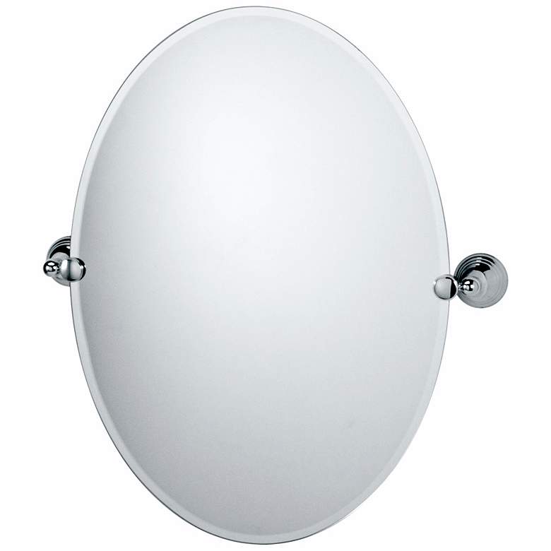 Image 2 Charlotte Polished Chrome 23" x 26 1/2" Tilt Wall Mirror