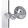 3_Charlotte Polished Chrome 23" x 26 1/2" Tilt Wall Mirror more views