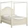 Charlotte Antique White Bed with Canopy