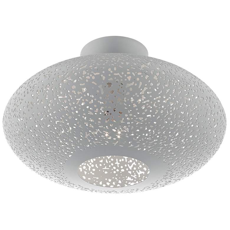 Image 7 Charlton 1 Light Nordic Gray Semi Flush Mount more views