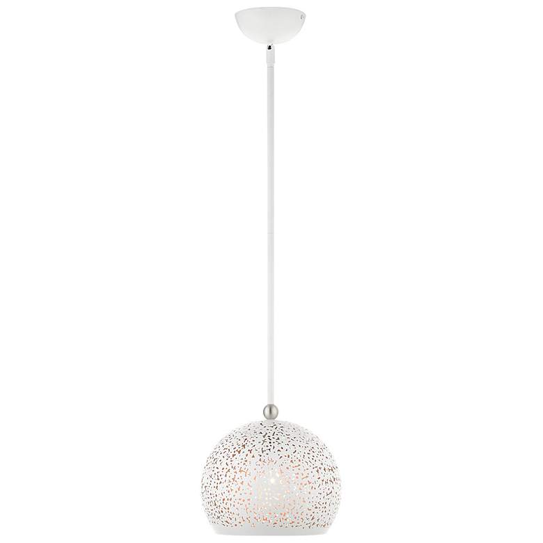 Image 5 Charlton 1 Light White Pendant more views