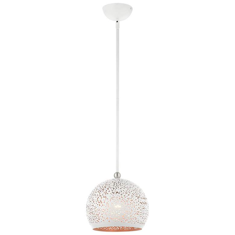 Image 6 Charlton 1 Light White Pendant more views