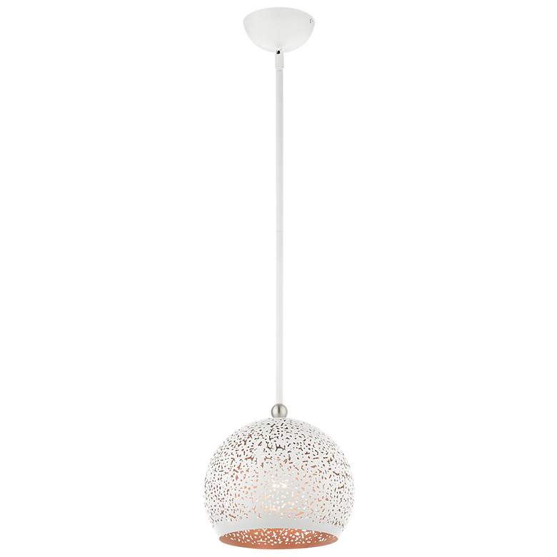 Image 7 Charlton 1 Light White Pendant more views