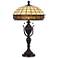 CharltonTiffany-Style Dark Bronze Table Lamp