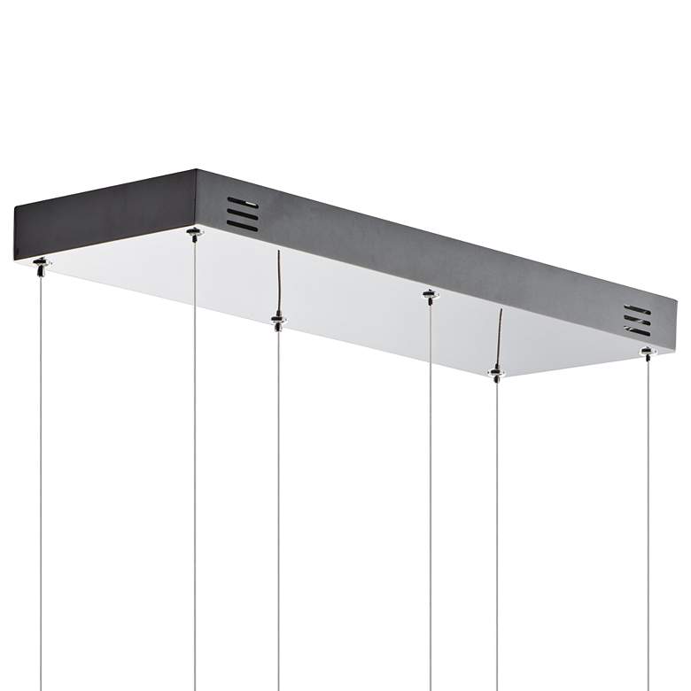 Image 4 Charm 20 1/2" Wide Chrome LED Kitchen Island Light Pendant more views