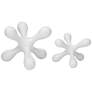 Charm Matte White Ceramic Decorative Jack Figurines Set of 2