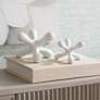 Thumbnail1 of Charm Matte White Ceramic Decorative Jack Figurines Set of 2