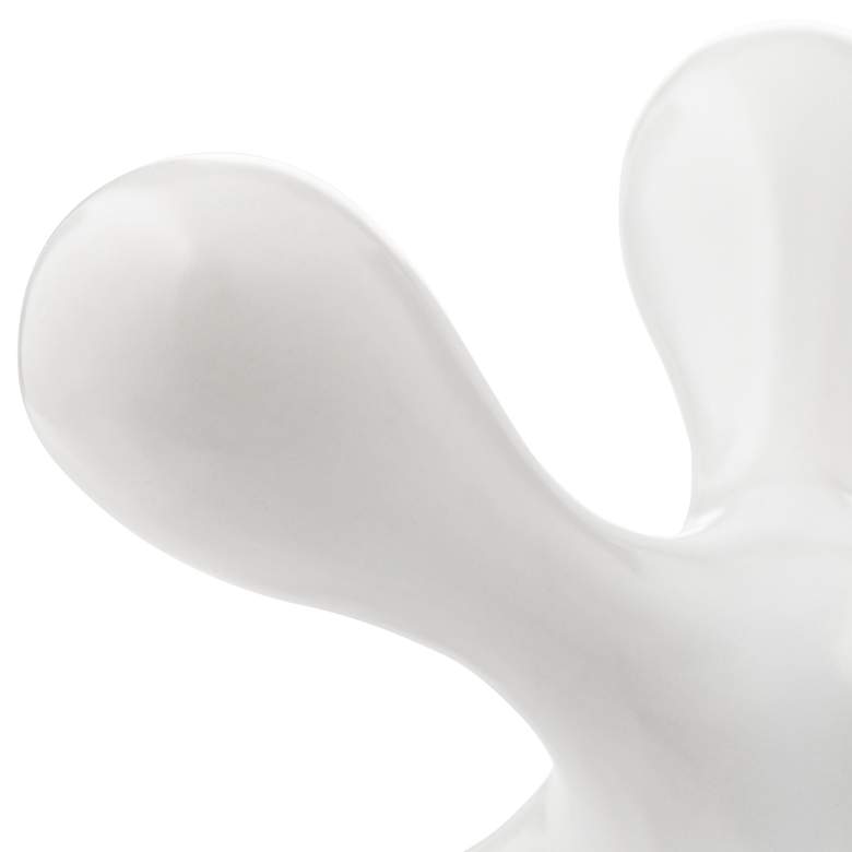 Image 3 Charm Matte White Ceramic Decorative Jack Figurines Set of 2 more views