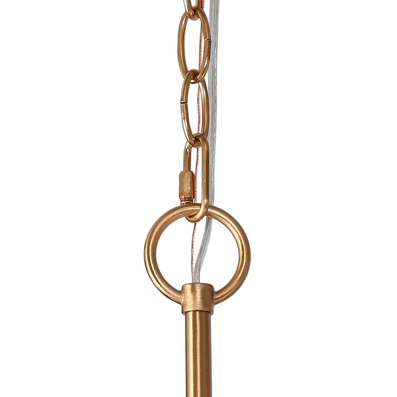 Image 6 Charme 25" Wide Gold 6-Light Chandelier more views