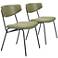 Charon Dining Chair (Set of 2) Green