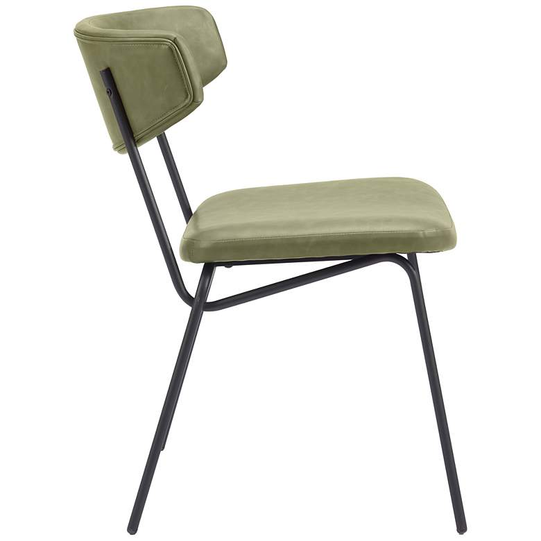 Image 3 Charon Dining Chair (Set of 2) Green more views