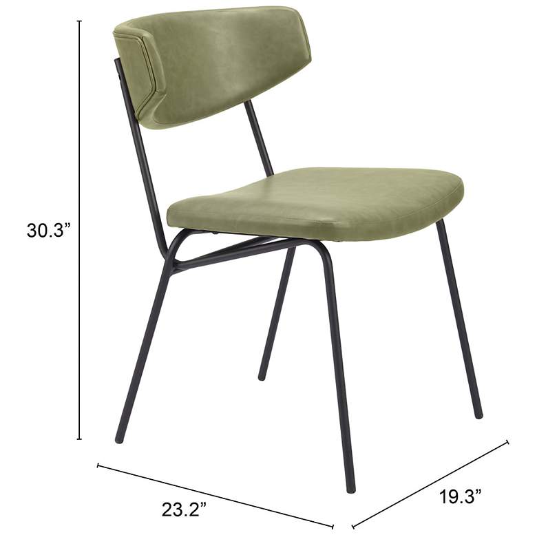 Image 7 Charon Dining Chair (Set of 2) Green more views
