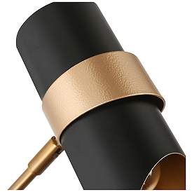 Image5 of Charonefos 1-Light Black Gold Wall Sconces more views