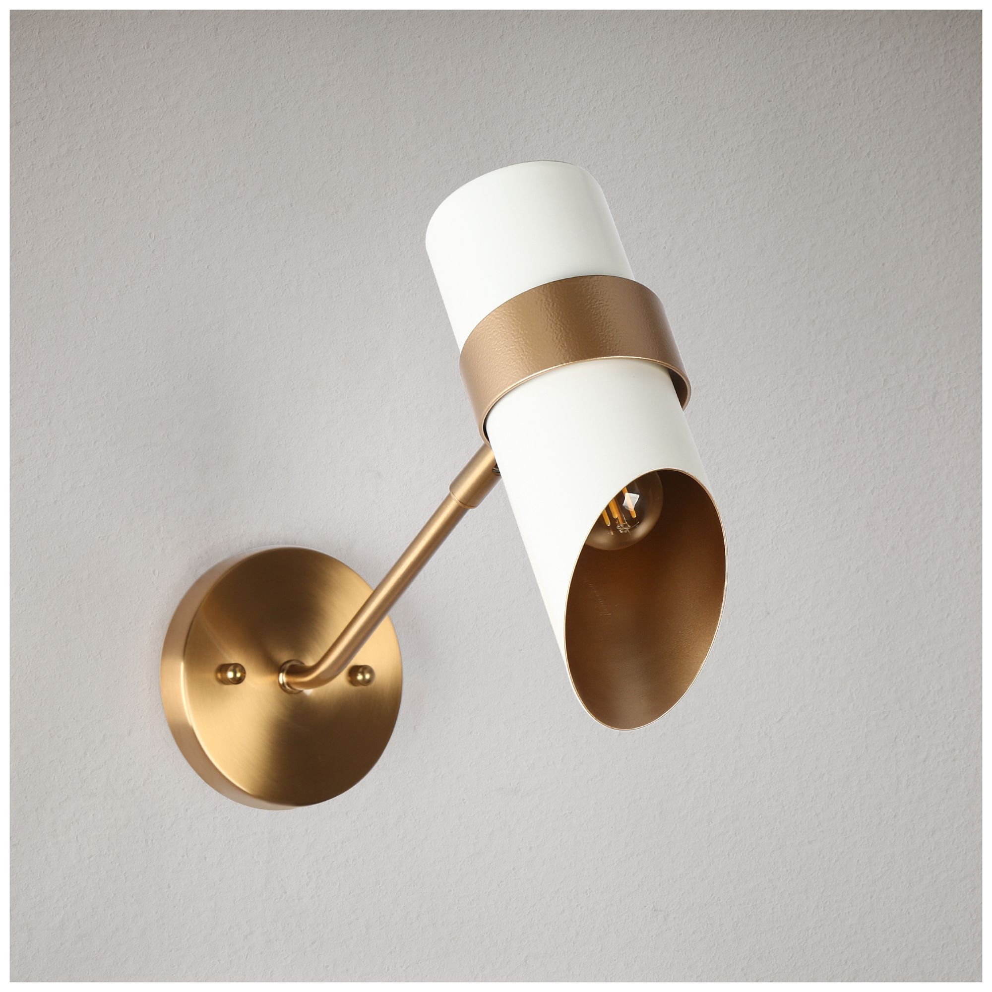 Image 3 Charonefos 1-Light White Gold Wall Sconces - Made to Order more views