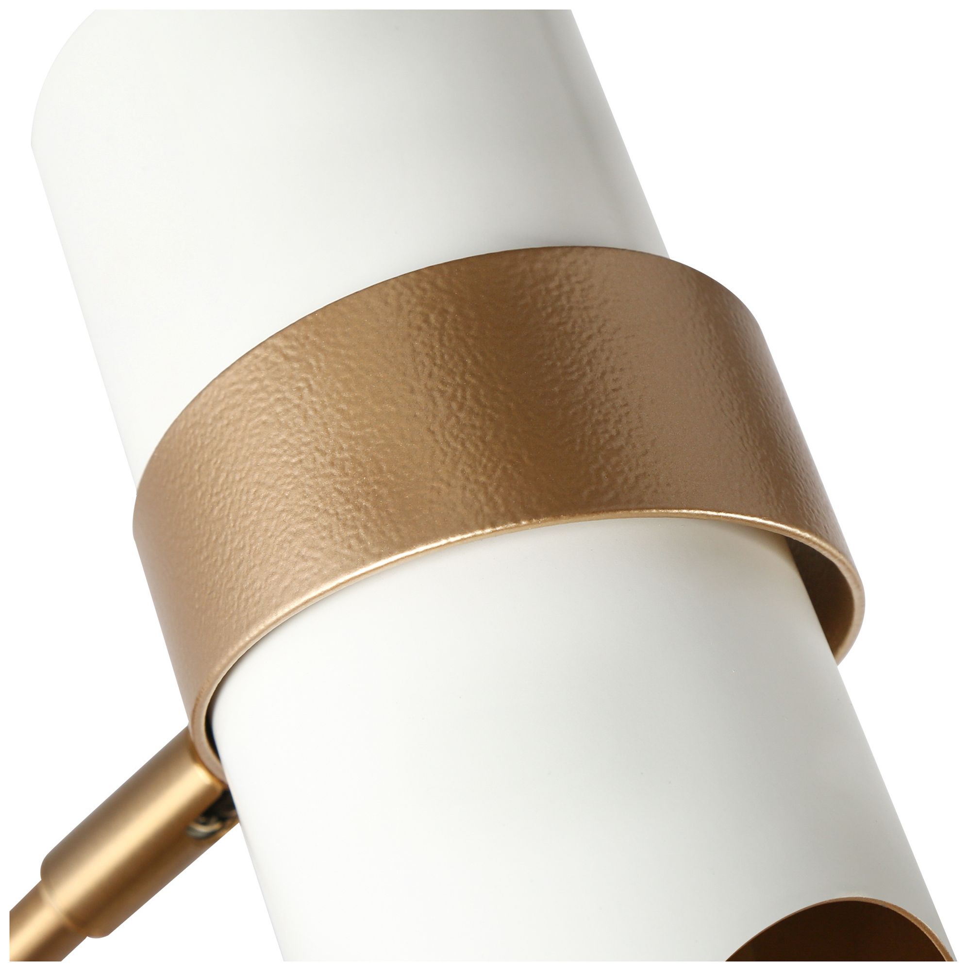 Charonefos 1-Light White Gold Wall Sconces - Made to Order