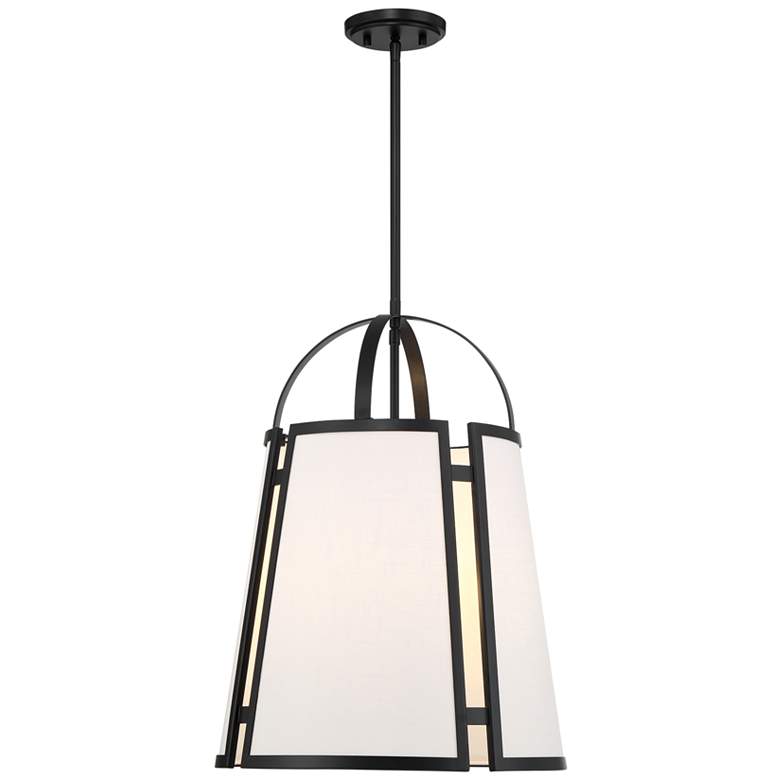 Image 1 Chartwell 4-Light Pendant in Matte Black