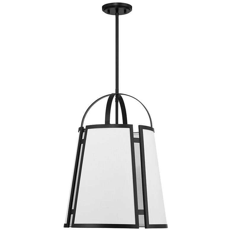 Image 2 Chartwell 4-Light Pendant in Matte Black more views