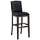 Chase 34" Onyx Bonded Leather Extra Tall Bar Stool