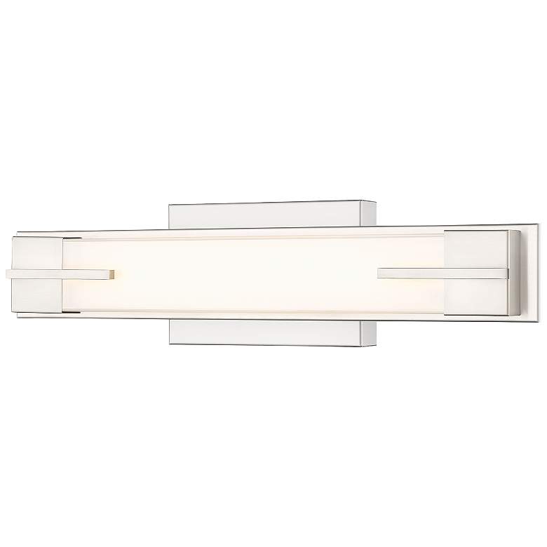 Image 1 Chase by Z-Lite Brushed Nickel LED 18 inch 1 Light Vanity