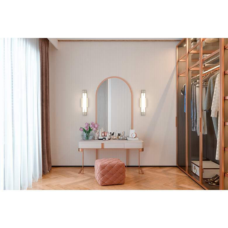 Image 2 Chase by Z-Lite Brushed Nickel LED 18 inch 1 Light Vanity more views