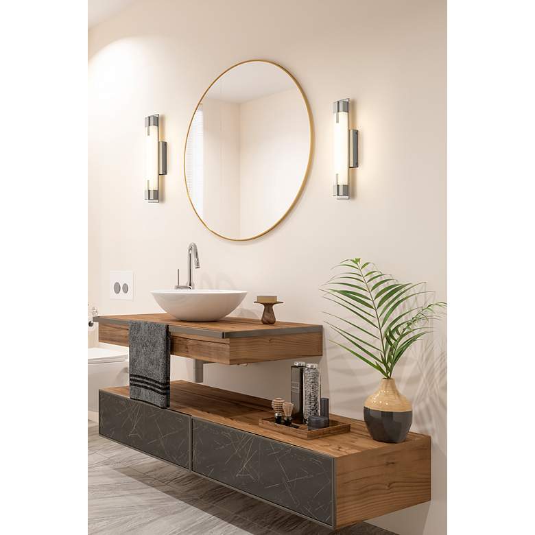 Image 3 Chase by Z-Lite Brushed Nickel LED 18 inch 1 Light Vanity more views