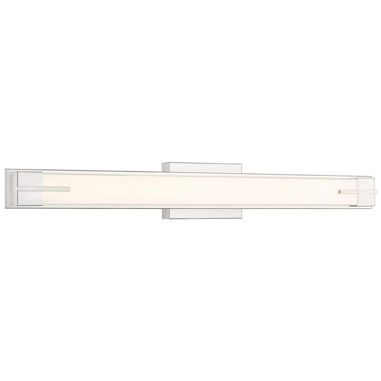 Image 1 Chase by Z-Lite Brushed Nickel LED 33 inch 1 Light Vanity