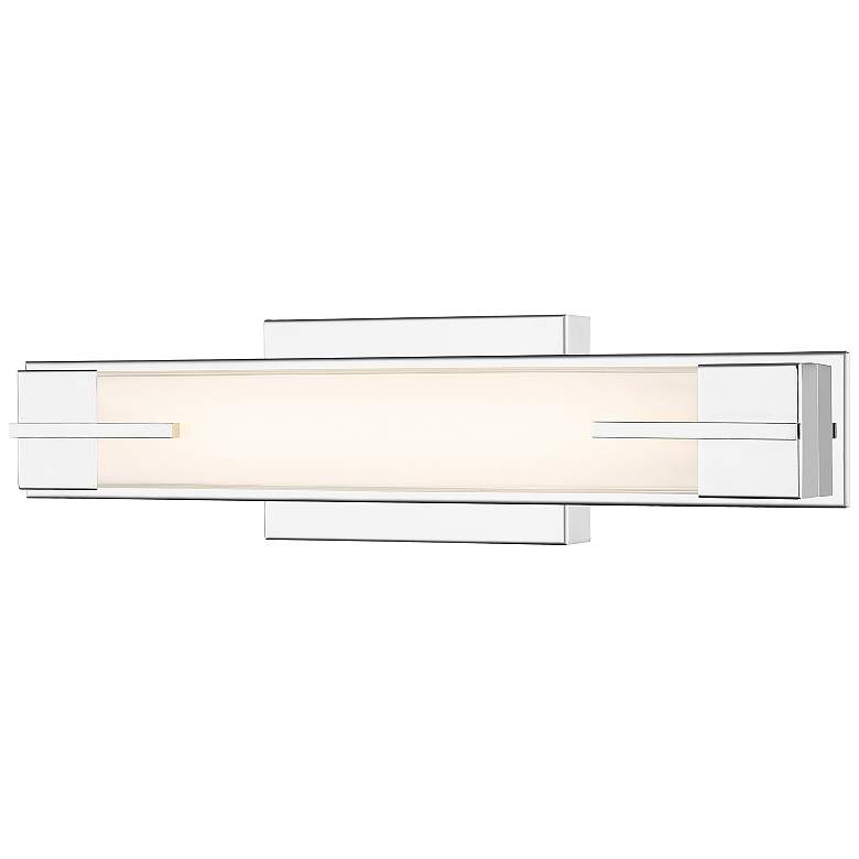 Image 1 Chase by Z-Lite Chrome LED 18 inch 1 Light Vanity