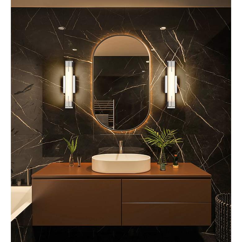 Image 3 Chase by Z-Lite Chrome LED 18 inch 1 Light Vanity more views