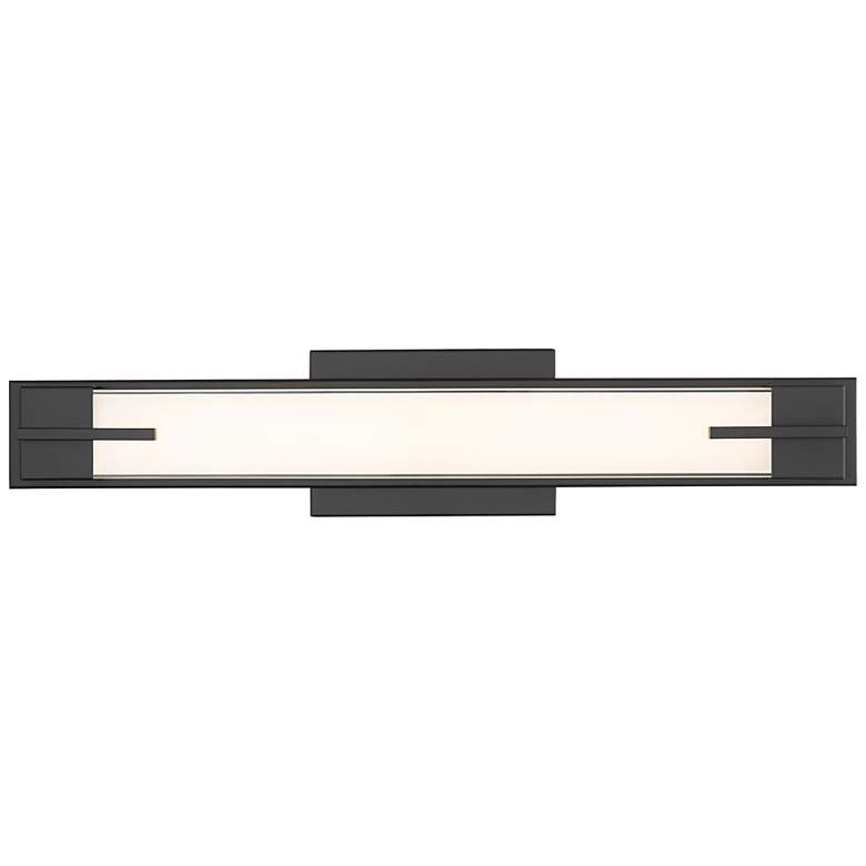 Image 5 Chase by Z-Lite Matte Black LED 23 inch 1 Light Vanity more views