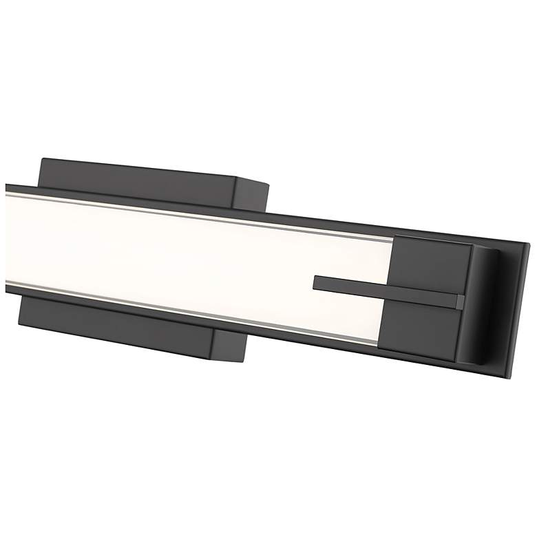 Image 6 Chase by Z-Lite Matte Black LED 23 inch 1 Light Vanity more views