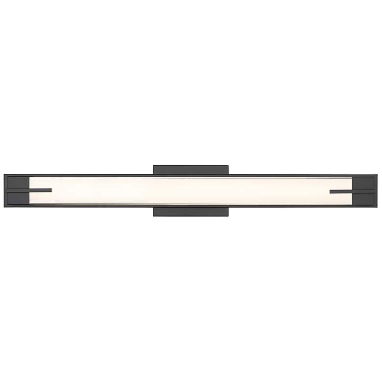 Image 6 Chase by Z-Lite Matte Black LED 33 inch 1 Light Vanity more views