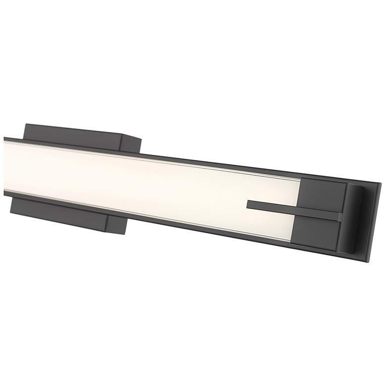 Image 7 Chase by Z-Lite Matte Black LED 33 inch 1 Light Vanity more views