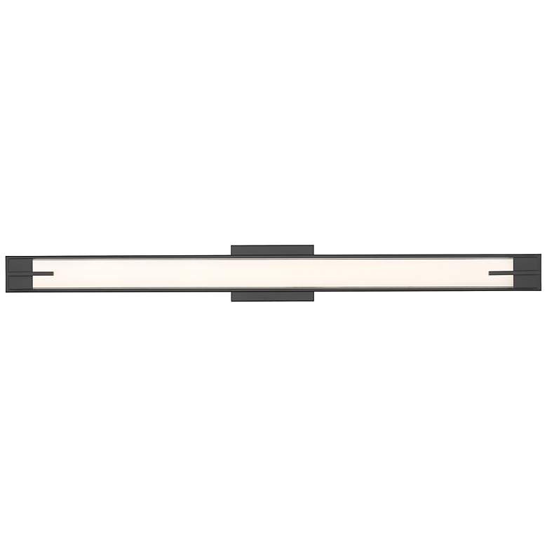 Image 6 Chase by Z-Lite Matte Black LED 43 inch 1 Light Vanity more views