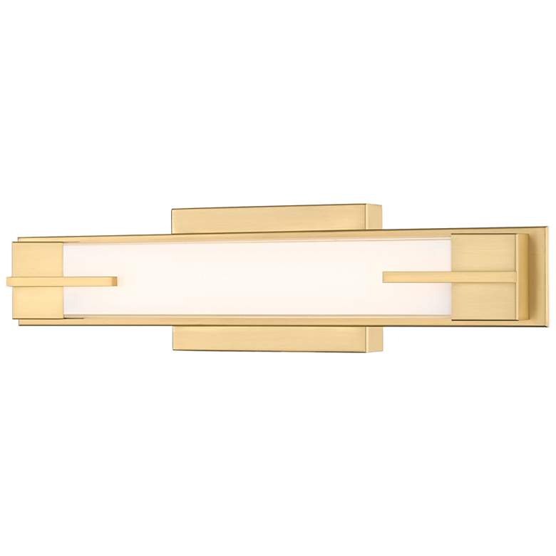 Image 2 Chase by Z-Lite Modern Gold LED 18 inch 1 Light Vanity