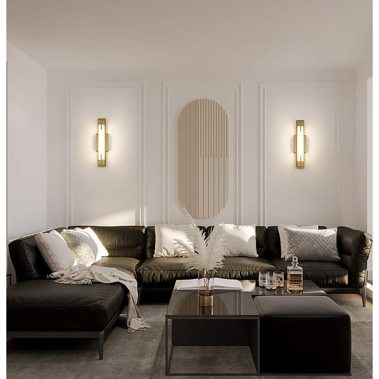 Image 4 Chase by Z-Lite Modern Gold LED 18 inch 1 Light Vanity more views