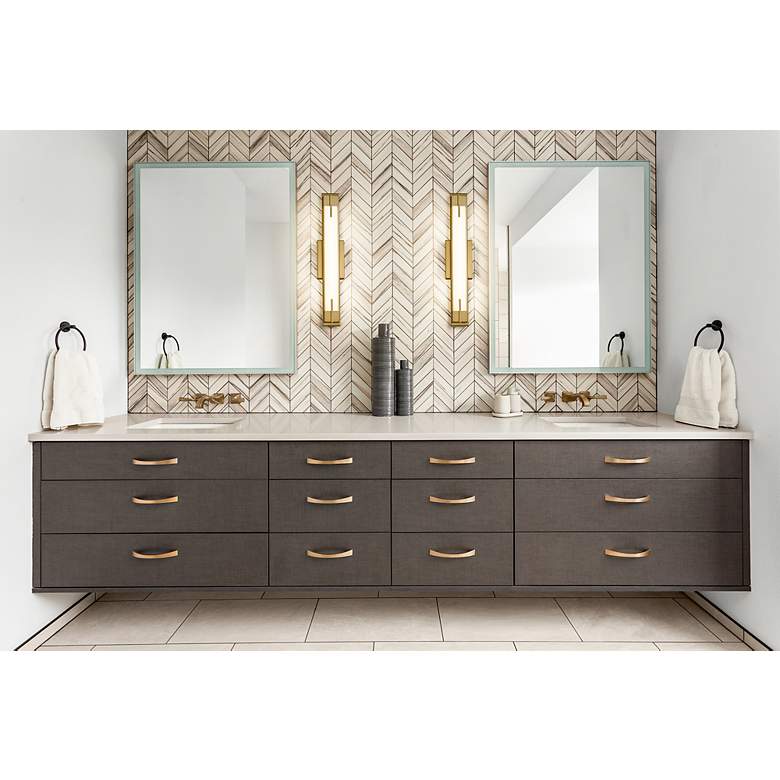 Image 3 Chase by Z-Lite Modern Gold LED 23 inch 1 Light Vanity more views