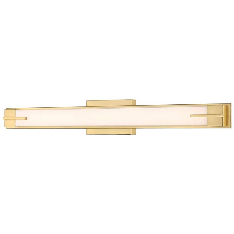 Image 2 Chase by Z-Lite Modern Gold LED 33 inch 1 Light Vanity