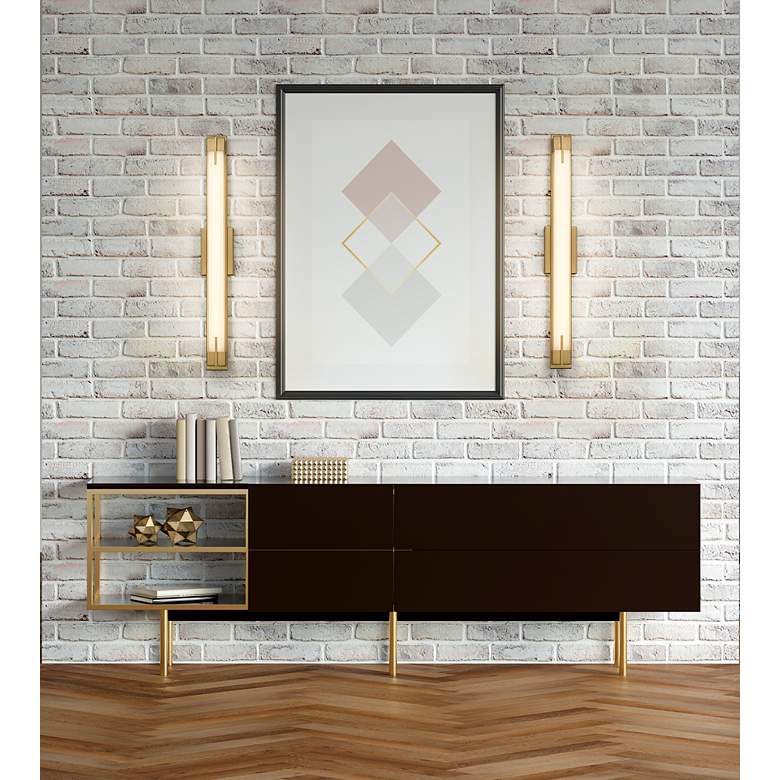Image 4 Chase by Z-Lite Modern Gold LED 33 inch 1 Light Vanity more views