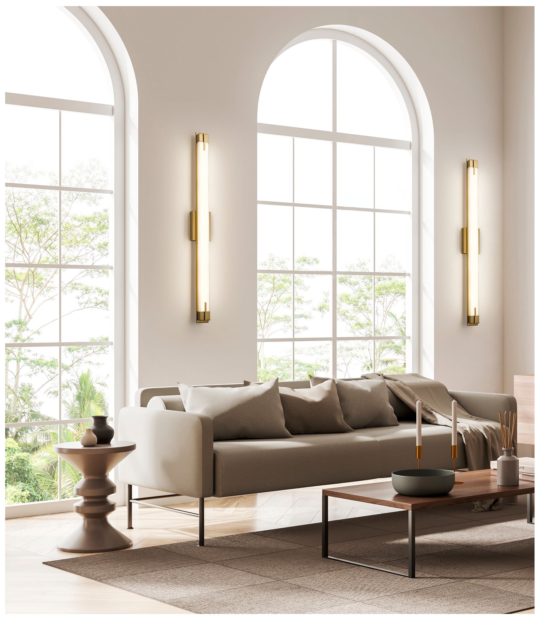 Image 3 Chase by Z-Lite Modern Gold LED 43 inch 1 Light Vanity more views