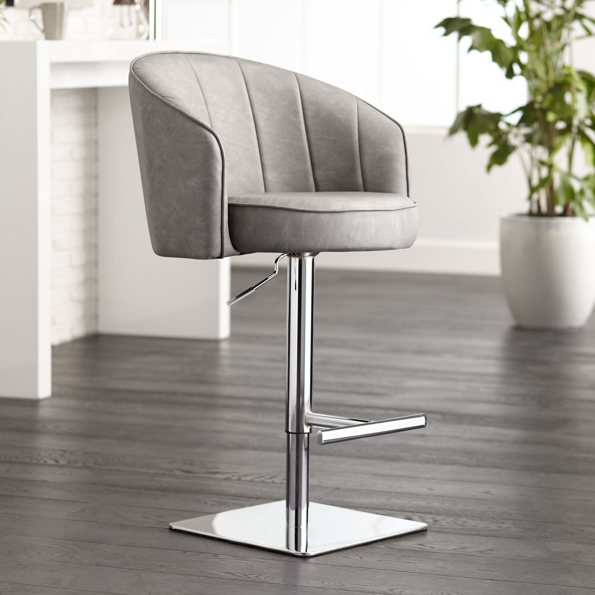 Strick & bolton lega deals modern adjustable swivel barstool