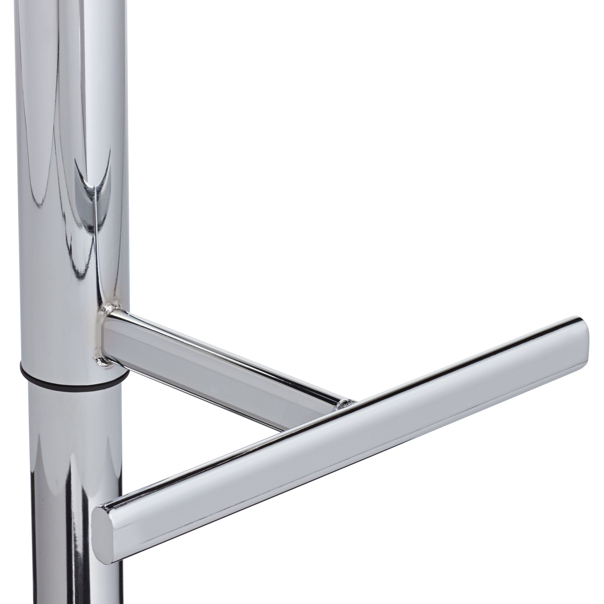 Image 5 Chase White Faux Leather Swivel Adjustable Bar Stool Set of 2 more views