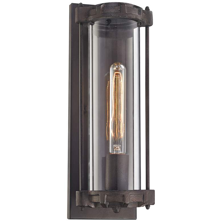 Image 1 Chasebrook 15" High Clay Iron Wall Sconce