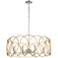 Chassell 31 1/2"W Honey Gold and Nickel 8-Light Chandelier