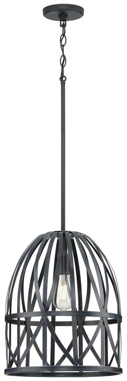 Chastain Collection One-Light Basket Pendant Light