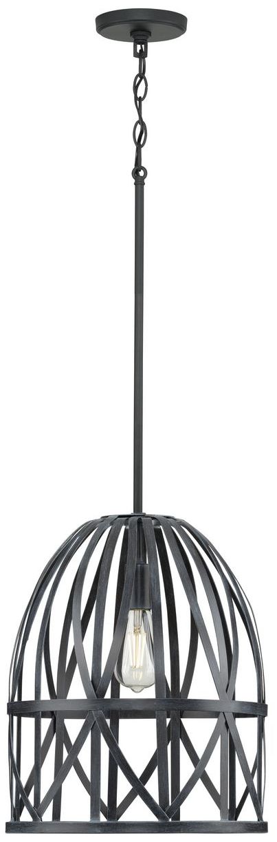 Chastain Collection One-Light Basket Pendant Light
