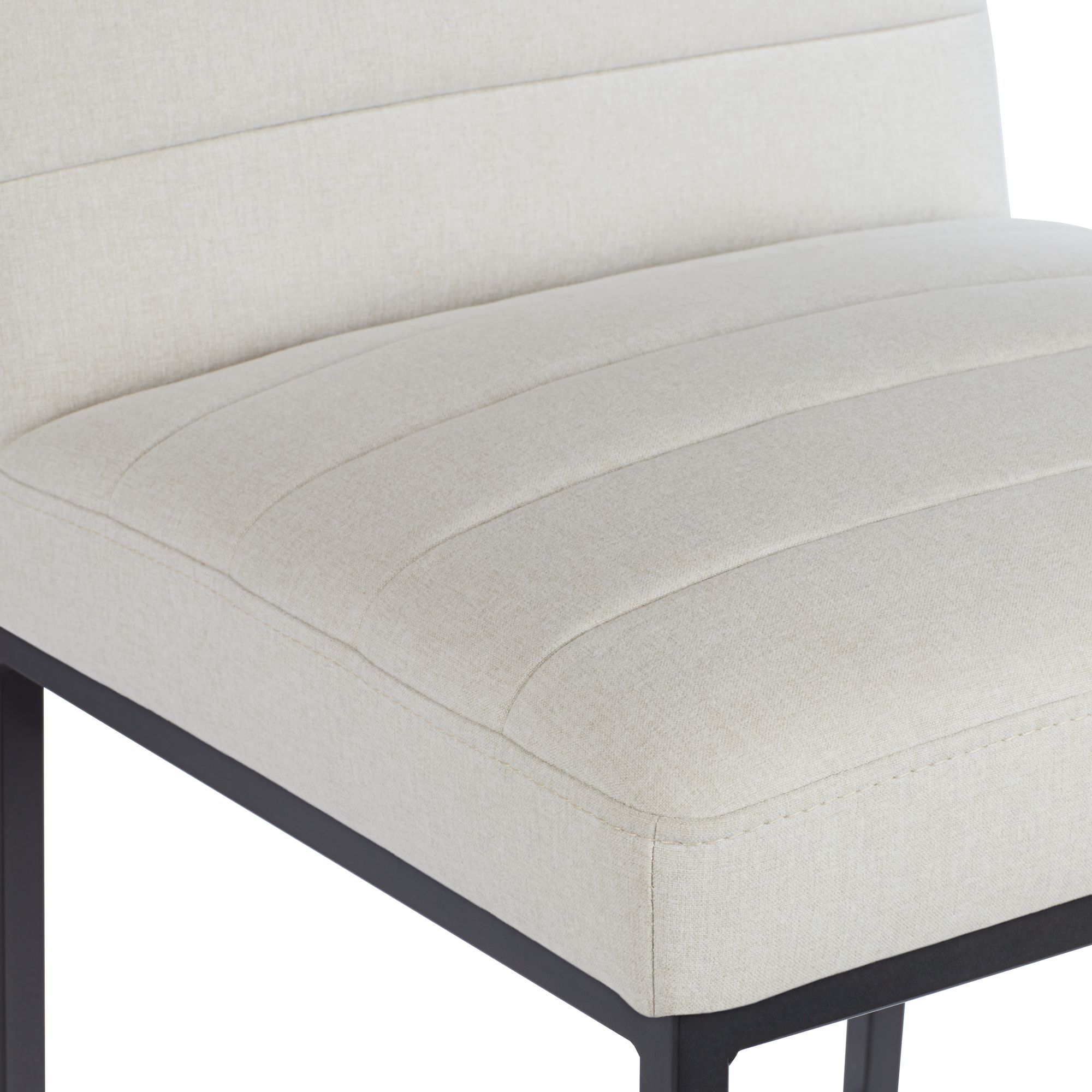 Thumbnail4 of Chastain Off-White 30" Seat Height Upholstered Barstool Set of 2 more views