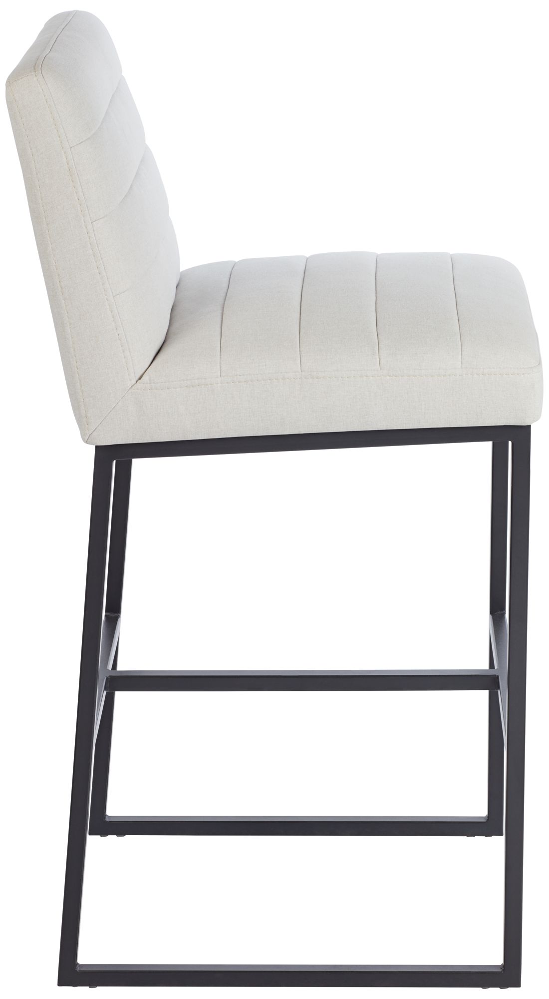 Chastain Off-White 30" Seat Height Upholstered Barstool