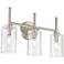 Chastine 19" Wide Brushed Nickel 3-Light Bath Light