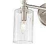 2_Chastine 19" Wide Brushed Nickel 3-Light Bath Light more views