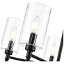 4_Chastine 24" Wide 5-Light Chandelier in Matte Black more views